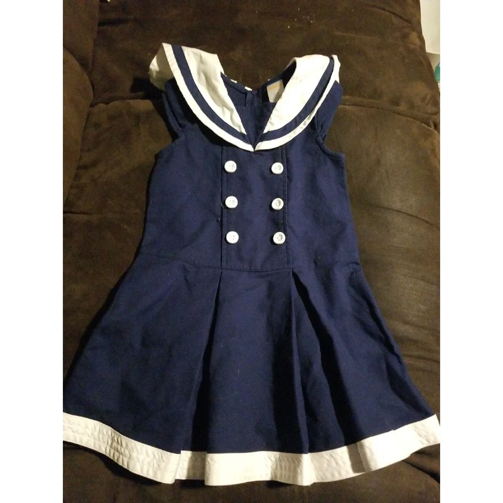 Gymboree blooming nautical‎ sailer dress size 4